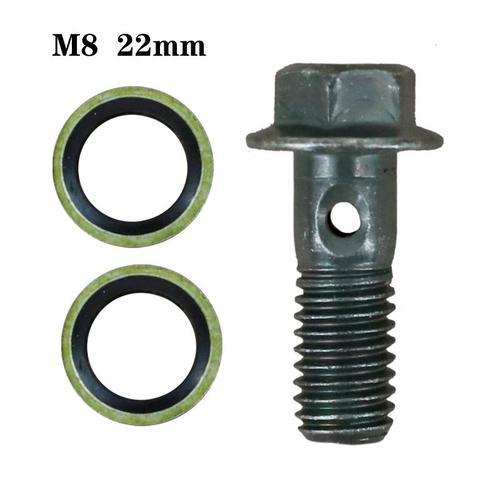 Vis De Tube D'huile Pour Moto M10 * 1.25, Boulon Banjo M10 * 22*1.2... on Productcaster.