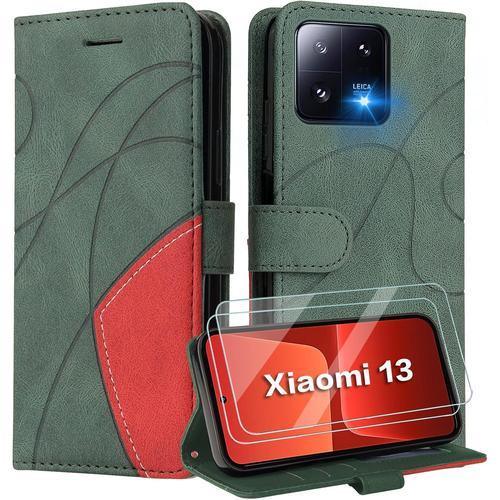 3 In 1 Coque Pour Xiaomi Mi 13 Avec 2x Protection Écran,Etui Protec... on Productcaster.