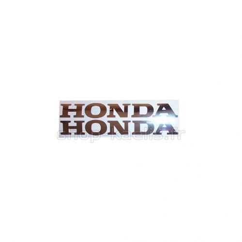 Autocollants Lettrage Honda 8cm Pour Garde Boue Avant - Chrome on Productcaster.