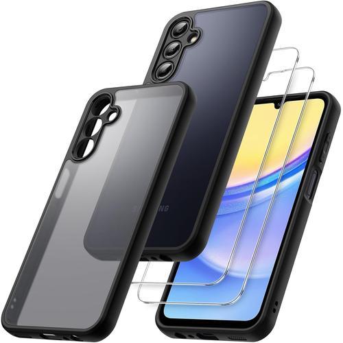 Coque 3 En 1 Mat Pour Samsung Galaxy A15 5g / 4g 6,5 Pouces Avec Lo... on Productcaster.