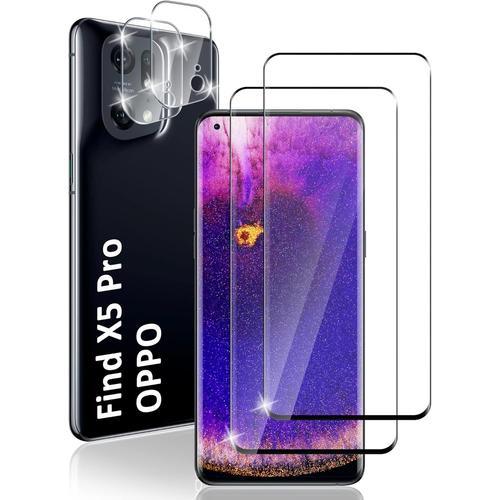 2 & 2 Verre Trempé Pour Oppo Find X5 Pro 2 Pièces & Caméra Protecte... on Productcaster.