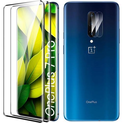 Verre Trempé Pour Oneplus 7 Pro/ 7t Pro Plein Écran, Affaire Classé... on Productcaster.