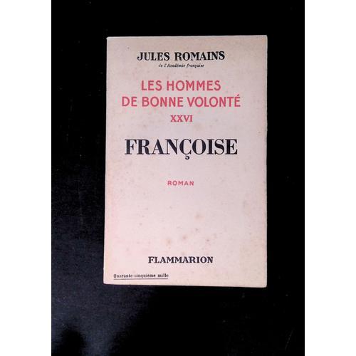 Les Hommes De Bonne Volonté Tome Xxvi - Françoise on Productcaster.