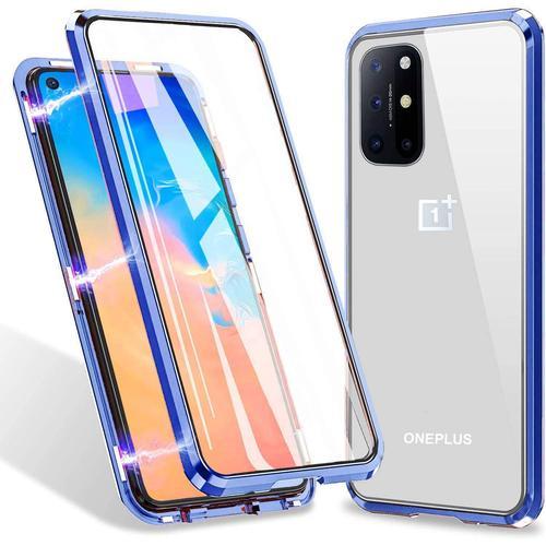 Coque Oneplus 8t, 360 Degré Transparente Antichoc Metal Bumper Inte... on Productcaster.