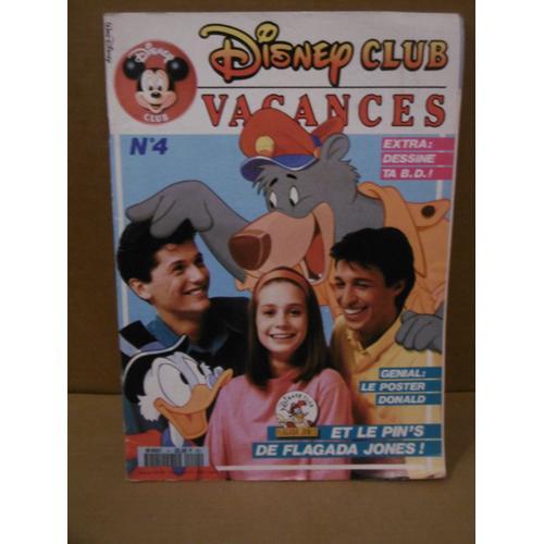 Disney Club Vacances N° 4 02/1992 on Productcaster.