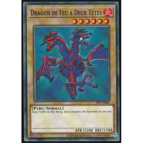 Carte Yu-Gi-Oh - Dragon De Feu À Deux Têtes - Psv-Fr042 - Le Servit... on Productcaster.