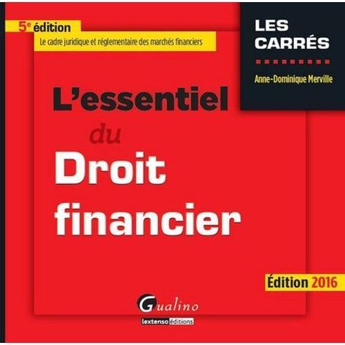 L'essentiel Du Droit Financier on Productcaster.