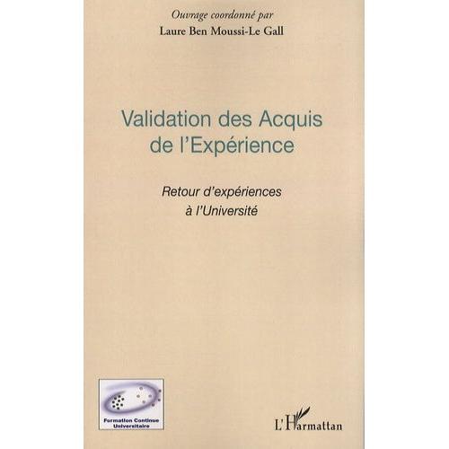 Validation Des Acquis De L'expérience - Retour D'expériences À L'un... on Productcaster.