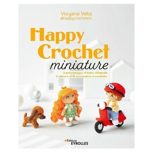 Happy Crochet Miniature - 2 Personnages Et Leurs Vêtements, 5 Unive... on Productcaster.