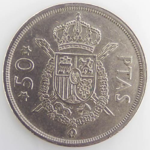 Juan Carlos I 50 Pesetas Cuivre-Nickel Ttb 1975 89 Espagne - Pièce ... on Productcaster.