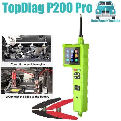 Topdiag P200 Pro Testeur De Circuits Automobiles Jeu De Sondes Pour... on Productcaster.