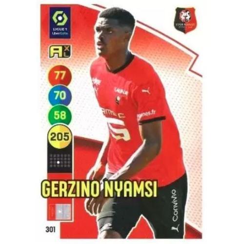 301 Gerzino Nyamsi - Stade Rennais Fc - Panini Adrenalyn Xl Ligue 1... on Productcaster.