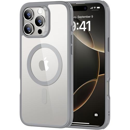 Coque Pour Iphone 16 Pro, Compatible Avec Magsafe, Protection Antic... on Productcaster.