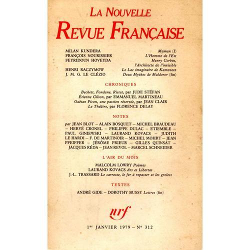 La Nouvelle Revue Française N°312 on Productcaster.