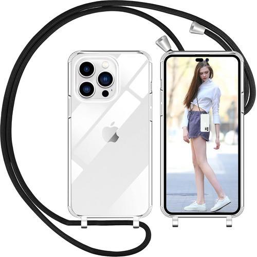 Coque Avec Cordon Pour Iphone 13 Pro , Transparent Coque Collier Ré... on Productcaster.