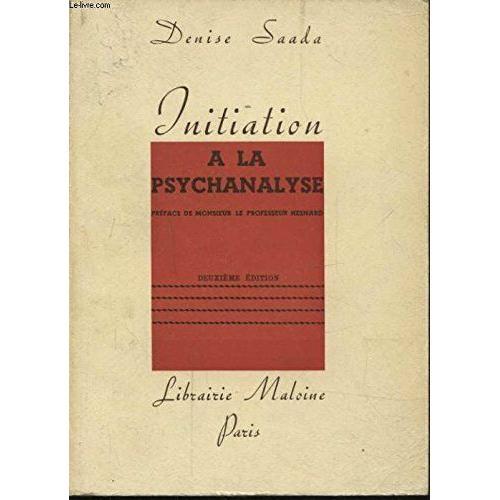 Initiation À La Psychanalyse on Productcaster.