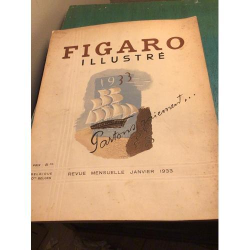 Figaro Illustré. Janvier 1933. Dixième Année on Productcaster.