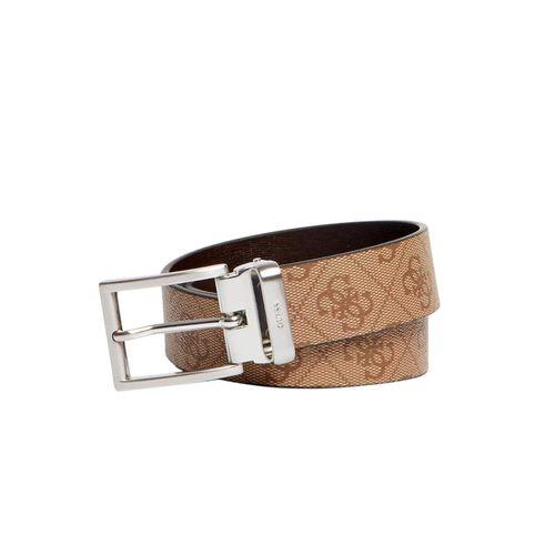 Ceinture Guess Vezzola Logo 4g Homme Marron on Productcaster.