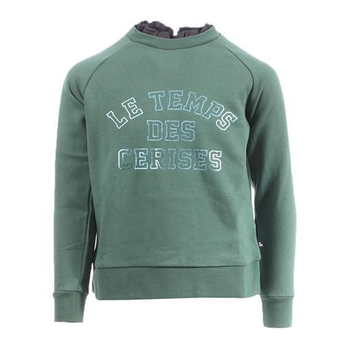 Sweat Vert Fille Le Temps Des Cerises Chapigi on Productcaster.