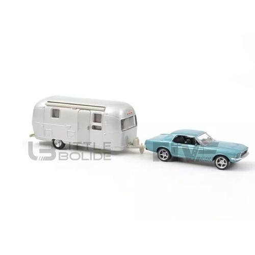 Norev 1/43 - 270582 - Ford Mustang With Trailer Airstream - 1968-No... on Productcaster.