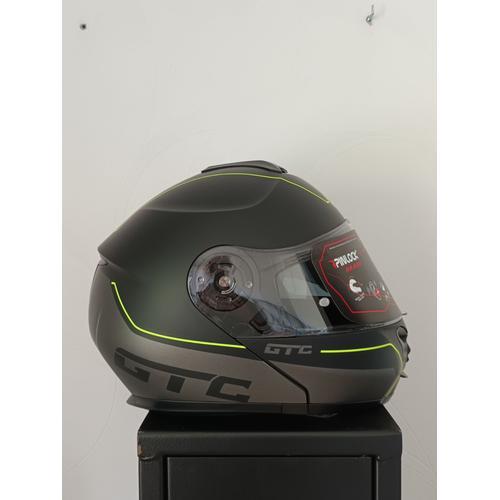 Casque De Moto Modulable Cms Gtc Cruiser - Jaune - Taille M (57-58cm) on Productcaster.