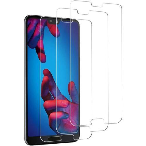 Lot De 3 Verre Trempé Pour Huawei P20, Protecteur D'écran Pour Huaw... on Productcaster.