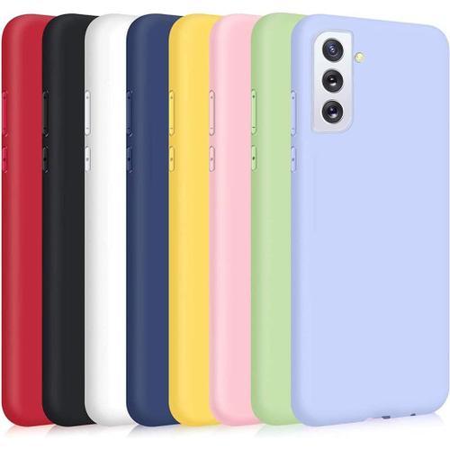 8x Coque Pour Samsung Galaxy S21 Fe, Étui Couleur Unie Micro-Mat Si... on Productcaster.