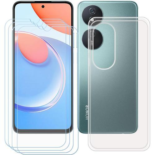 Coque Pour Honor Play 8t + 4 X Verre Trempé Protection Écran, Étui ... on Productcaster.