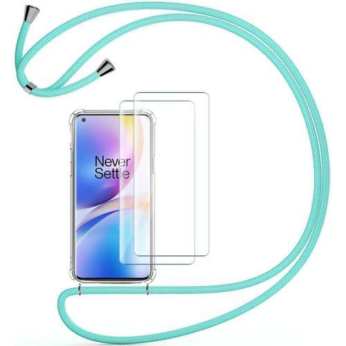 Coque En Corde Pour Oneplus 8 Pro, Coque En Verre Trempé Transparen... on Productcaster.