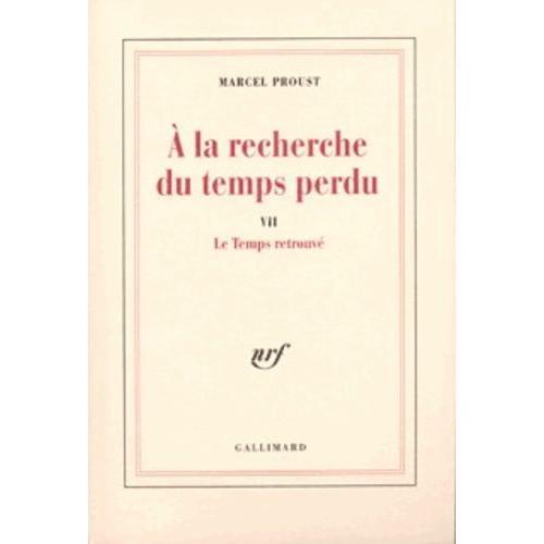 A La Recherche Du Temps Perdu Tome 7 - Le Temps Retrouvé on Productcaster.