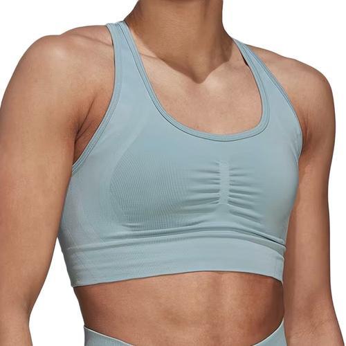 Brassière Bleu Femme Adidas Support on Productcaster.