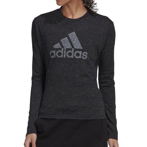 T-Shirt Manches Longues Gris Femme Adida Winrs on Productcaster.