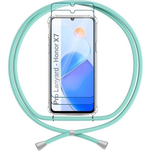 Cordon Coque Pour Honor X7, Étui Bandoulière Transparente Tpu Lanya... on Productcaster.