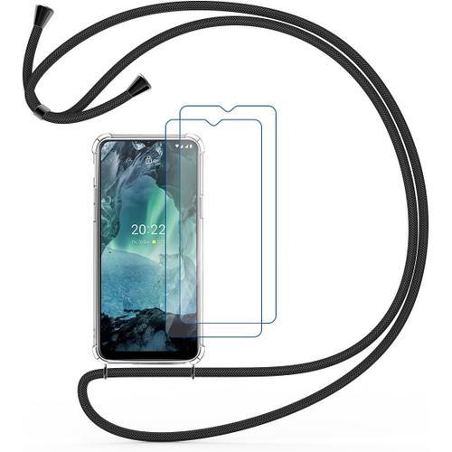 Étui Avec Cordon Pour Nokia G11 G21, Étui En Verre Trempé Transpare... on Productcaster.