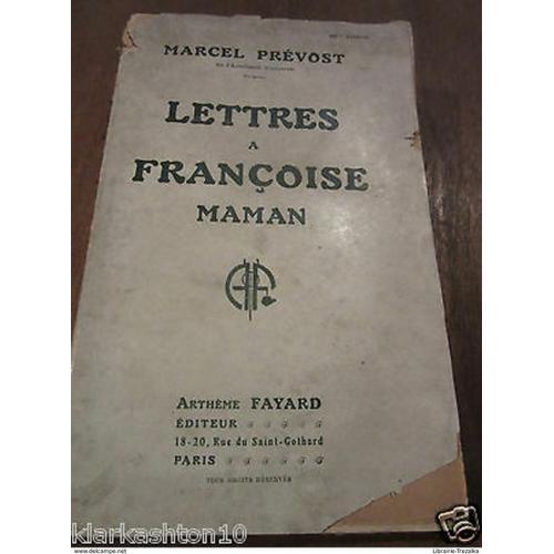 Lettres À Françoise Maman on Productcaster.