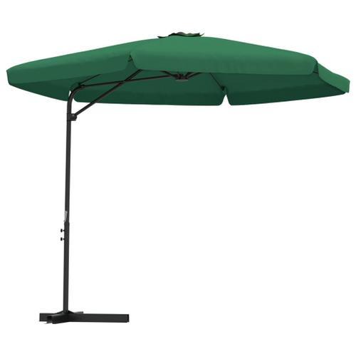 Vidaxl Parasol D'extérieur Avec Mât En Acier 300 Cm Vert on Productcaster.