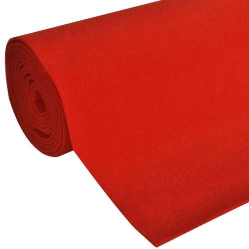 vidaXL Tapis rouge 1 x 5 m 400 g/m² on Productcaster.