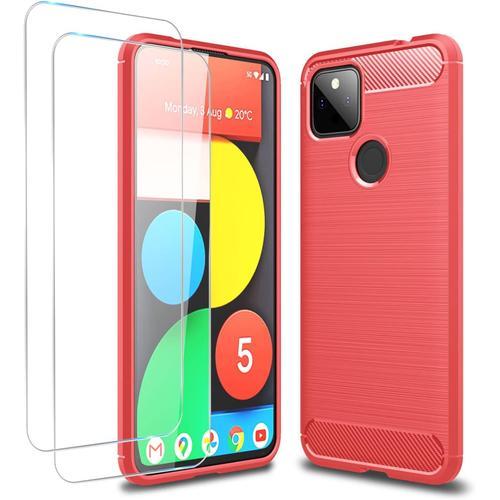 Coque Pour Google Pixel 5a 5g Fibre De Carbone Souple Housse Etui T... on Productcaster.