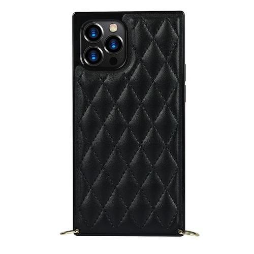 Coque En Cuir À Lanière Diagonale Pour Iphone Pour Modèles 12 Pro M... on Productcaster.