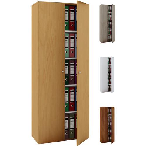 Vcm Armoire De Bureau En Bois Livres Classeurs Armoire De Bureau Me... on Productcaster.