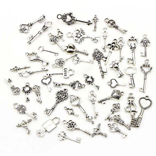 Lot De 50 Pendentifs Pour Fabrication De Bijoux, Accessoires Pour F... on Productcaster.