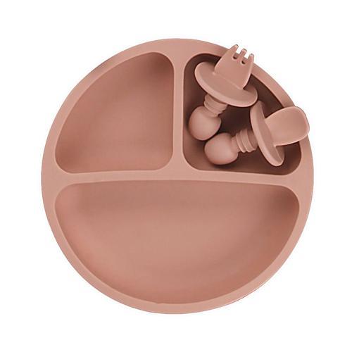 3pcs Orange - Assiette Sectionnelle En Silicone Pour Enfants, Vaiss... on Productcaster.