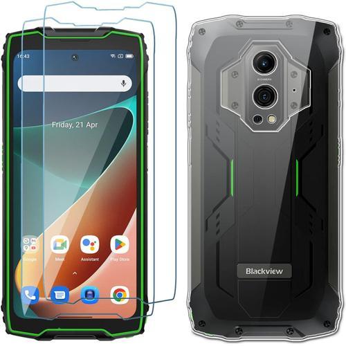 Coque Pour Blackview Bv9300 6.7"" Transparent Housse & 2 X Verre Tr... on Productcaster.