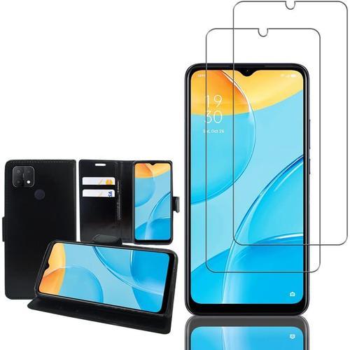 Étui Et Verre Trempé Écran Pour Oppo A15/A15s 6.52"" Etui Portefeui... on Productcaster.