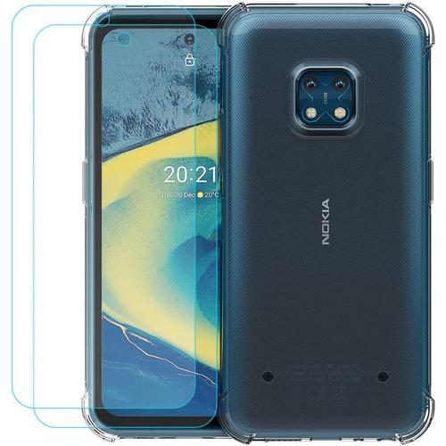 Coque Pour Nokia Xr20, Avec 2 Unités De Protection D'écran En Verre... on Productcaster.