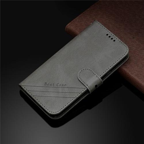 Étui Portefeuille À Rabat En Cuir De Vachette Él Étui Pour Xiaomi R... on Productcaster.