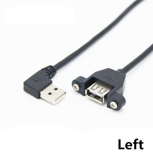 90 degrés haut et bas et droite et amp; Câble d'extension USB 2.0 a... on Productcaster.