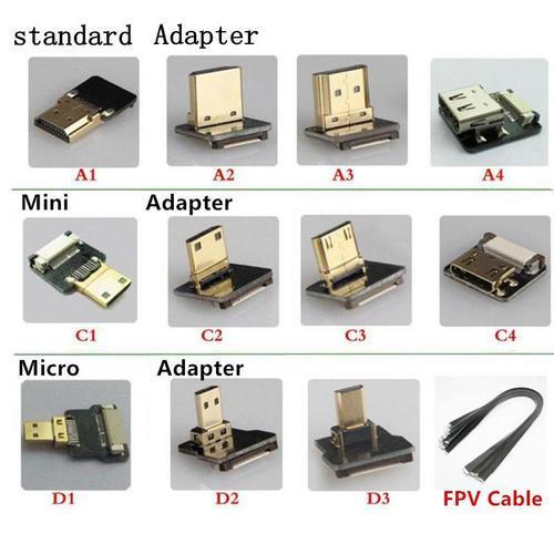 FPV Micro Mini HDTV Adaptateur 90 degrés 5cm-80cm FPC Ruban Plat Câ... on Productcaster.