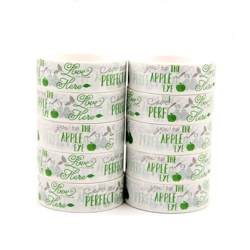 Autocollants Washi En Forme De Poire Verte Parfaite, 15mm X 10m, 10... on Productcaster.