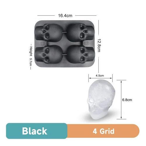 Moule À Glaçons 3d En Forme De Grand Crâne,Plateaux En Silicone,Mou... on Productcaster.